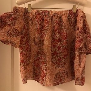 Madewell off the shoulder top